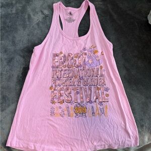 Disney Pink Epcot Festival Tank Top Figment!